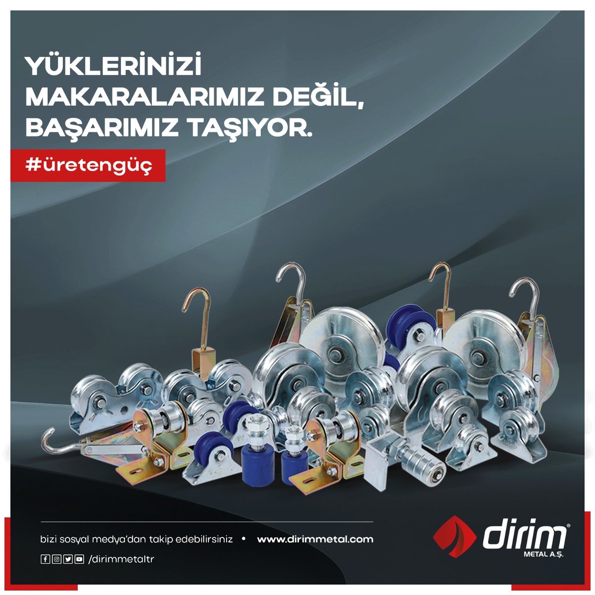 DirimMetal's tweet photo. Yüklerinizi Makaralarımız Değil, Başarımız Taşıyor ! 

☎️ +90 (332) 347 46 27
☎️ +90 (332) DİRİMAŞ
📩 info@dirimmetal.com
👉 https://t.co/RZspKJZzco
#dirim #metal #sanayi #hırdavat #üretim #madeinturkey #ihracat https://t.co/HJNkovSmCx