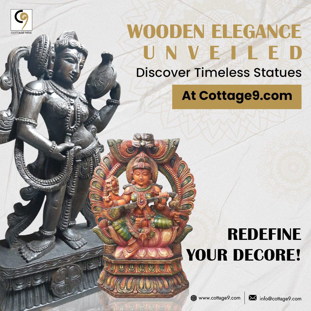 🛒 Shop Now: cottage9.com/product-catego…

#WoodenElegance #TimelessArt #HomeDecor #WoodenStatues #Cottage9Art #DecorWithStyle #ArtisticLegacy #NaturalBeauty #HomeInteriors