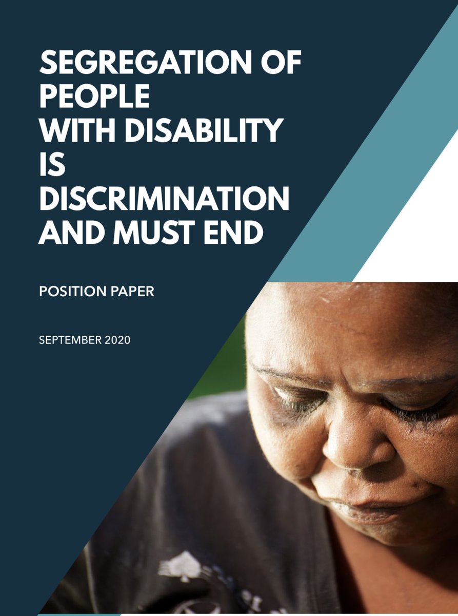 The international #HumanRights treaties to which Australia is a party, have made it crystal clear that #Segregation of people with #Disability is #discrimination &amp; in breach of our international human rights obligations. 

@DRC_AU #CRPD <a href="/hrw/">Human Rights Watch</a> #OPCAT 

wwda.org.au/publication/po…