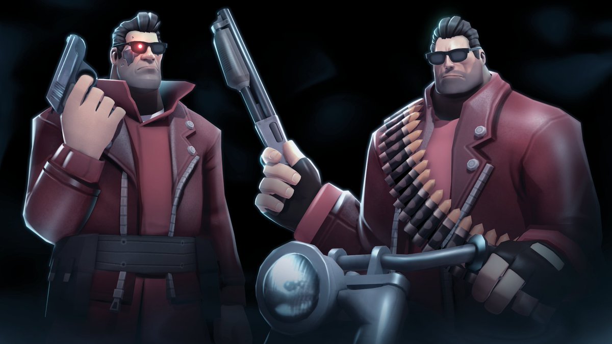 TF2Emporium's tweet photo. New Multi-Class Halloween Collection, The Eliminator! Vote now on Steam Workshop: https://t.co/H1Rc7j0kKv #TF2 https://t.co/DMHIMKEYOQ