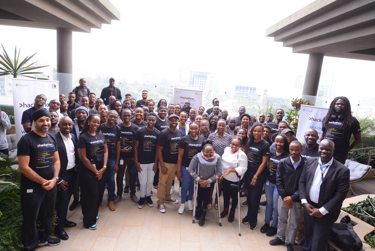 MicrosoftADC's tweet photo. It's Hackathon Season at The Microsoft Garage in Nairobi 🇰🇪 &amp; Lagos 🇳🇬 

The event showcases the #OneMicrosoft spirit with diverse teams of engineers, designers, marketers, and data scientists collaborating for a week on the next big idea! 

#MicrosoftHackathon #DefinePossible https://t.co/tn1VpTyx9o