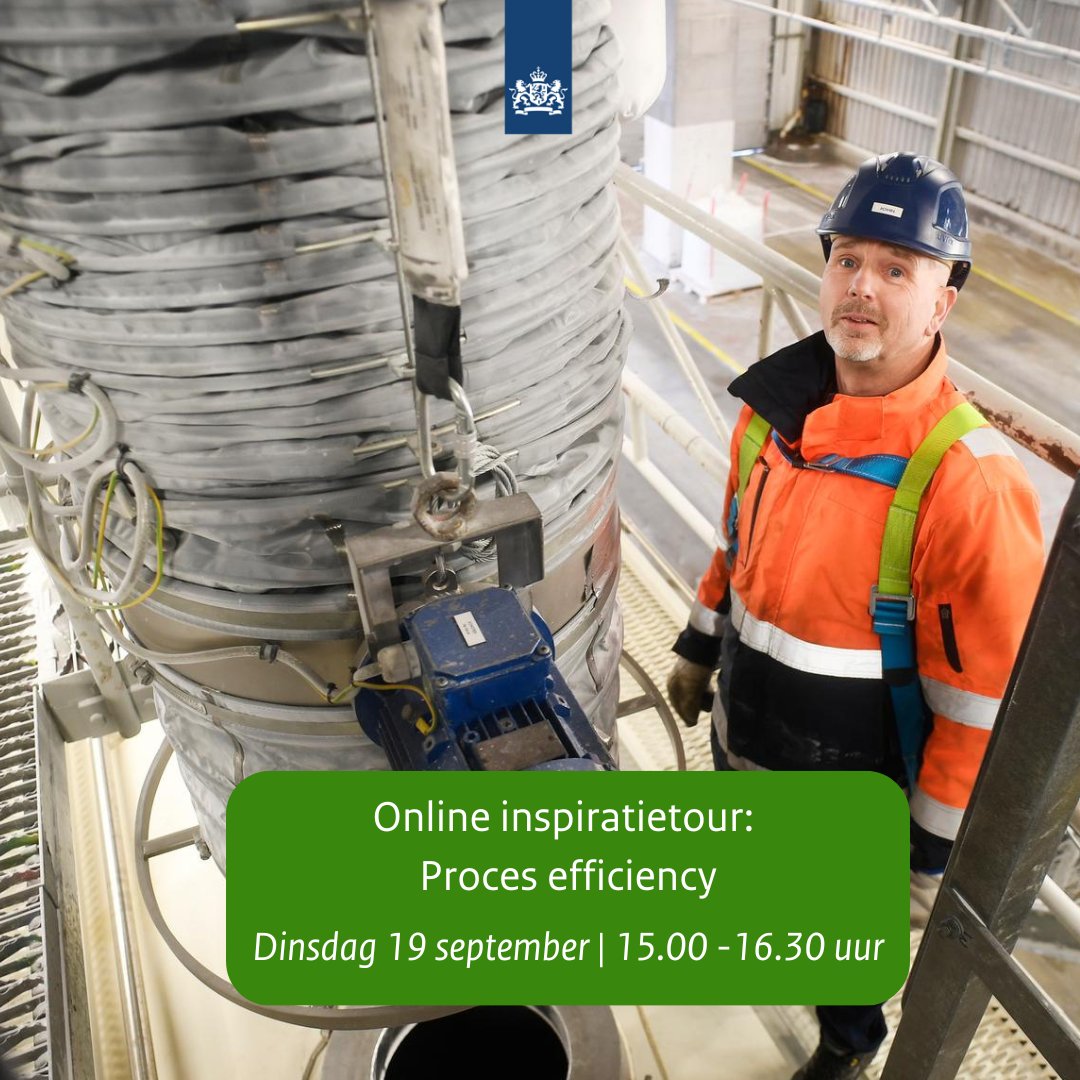Op 19 september delen bedrijven hun kennis en ervaring met proces efficiency om anderen te inspireren via een webinar. Die is onderdeel van de jaarlijkse reeks Inspiratietours van PVI over CO2-reductie. Meld je aan⤵️bit.ly/3R5alfi  #co2reductieindustrie