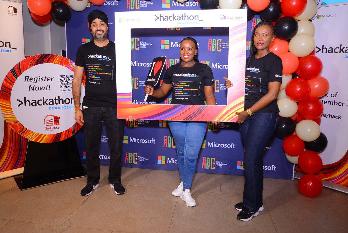 MicrosoftADC's tweet photo. It's Hackathon Season at The Microsoft Garage in Nairobi 🇰🇪 &amp; Lagos 🇳🇬 

The event showcases the #OneMicrosoft spirit with diverse teams of engineers, designers, marketers, and data scientists collaborating for a week on the next big idea! 

#MicrosoftHackathon #DefinePossible https://t.co/tn1VpTyx9o