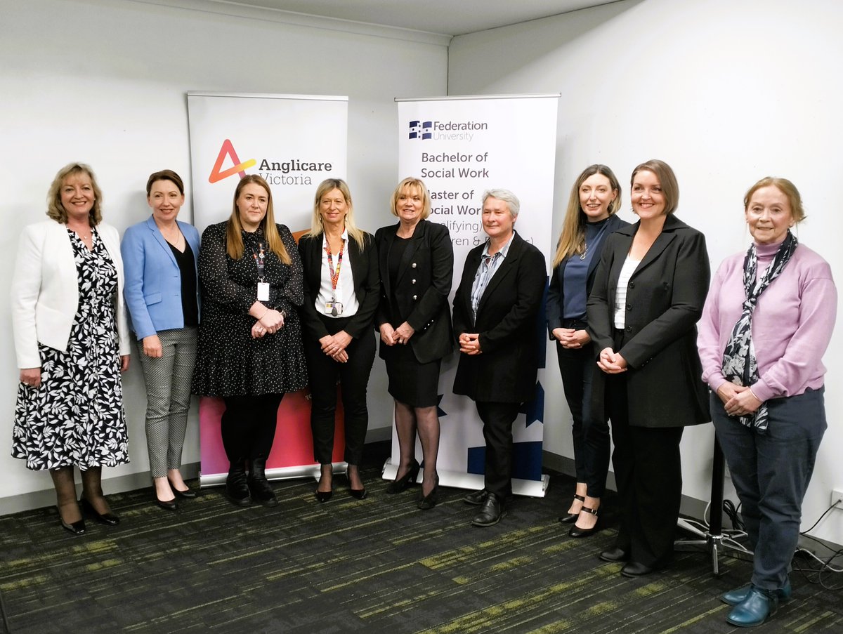 We've launched our new Social Work courses at a special event held at Anglicare in Morwell. Learn more: bit.ly/3LjnayM #FedUni #Gippsland #Socialwork