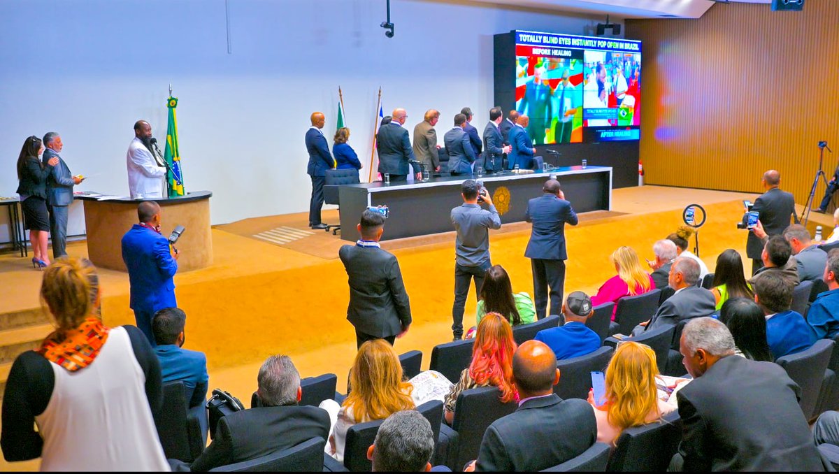 YanguNiYangu's tweet photo. Repentance and Holiness Ministry church leader Prophet David Owuor honoured with a Presidential Medal of Honour in Brazil during his month-long trip https://t.co/W1766CVZS9