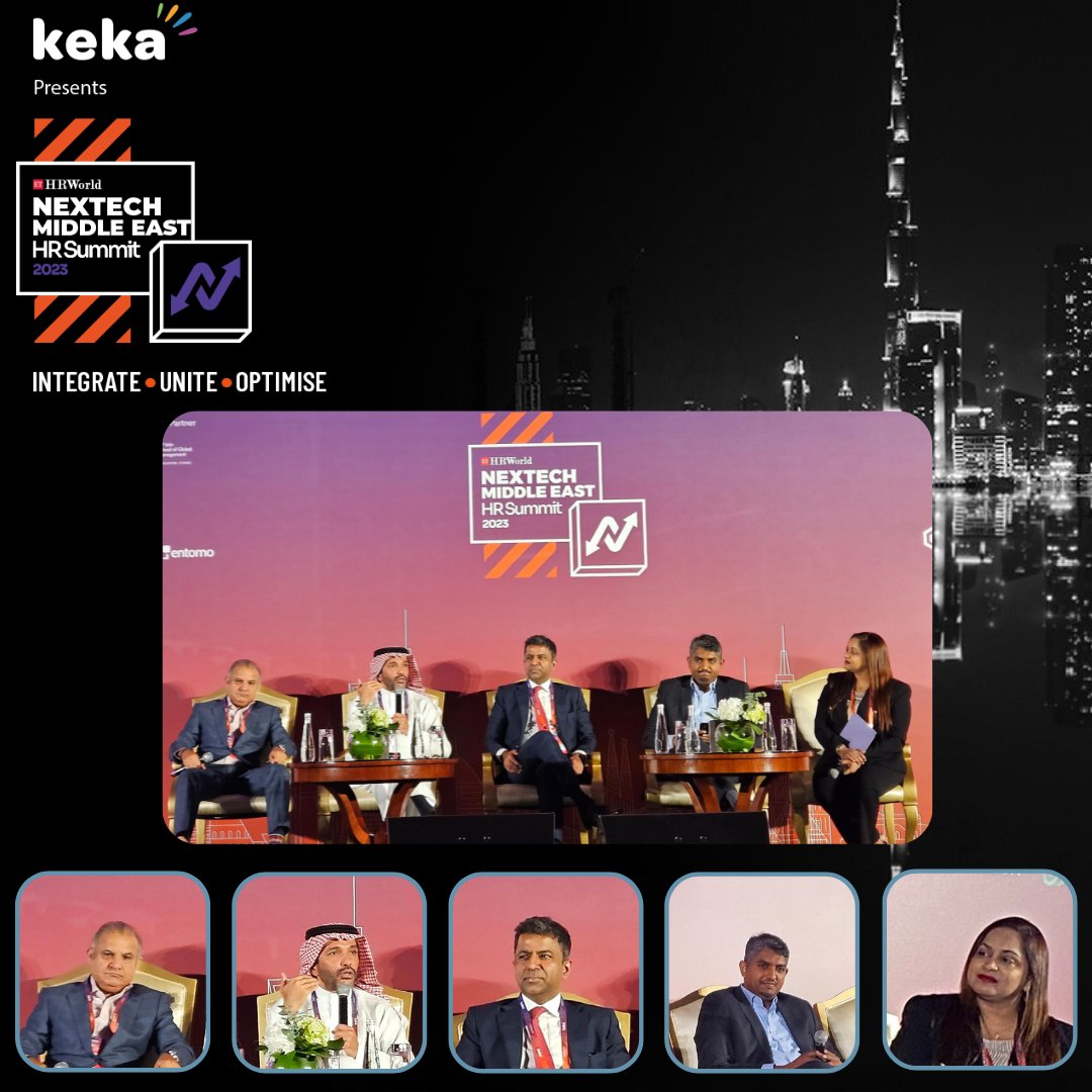 Diving into Insightful Discussions at #ETHRNexTechME! 

Our first panel discussion of the day is underway wherein our esteemed panelists discuss on the topic - "CEO-CHRO Panel: Integrate.Unify.Optimise: How to make tech work for business." 

Know More - bit.ly/423gXwl