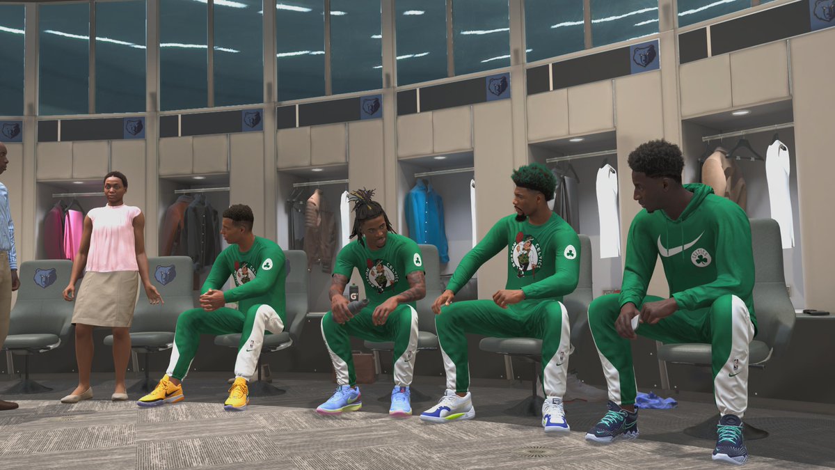 J'ai joué contre les Grizzlies hier sur NBA 2K24 et apparemment <a href="/Celtics_Fra/">Celtics France ☘️</a> nous ne sommes pas les seuls à avoir du mal à nous dire que Marcus Smart ne sera pas un joueur des Celtics cette année.