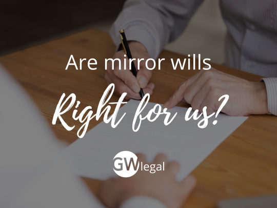 GWlegal's tweet photo. What are #mirrorwills, how are they used and are they suitable for your #client? ✍️🤔

Our #wills &amp; #probate team takes a look 📝➡️ https://t.co/AQZcWLFfvq

#Article #Law #Legal #LegalAdvice #WillWriting #WriteAWill #UpdateYourWill #EarlyBiz #BizBubble #TBT #Lawfirm #LiverpoolLaw https://t.co/SwQYtImCNx