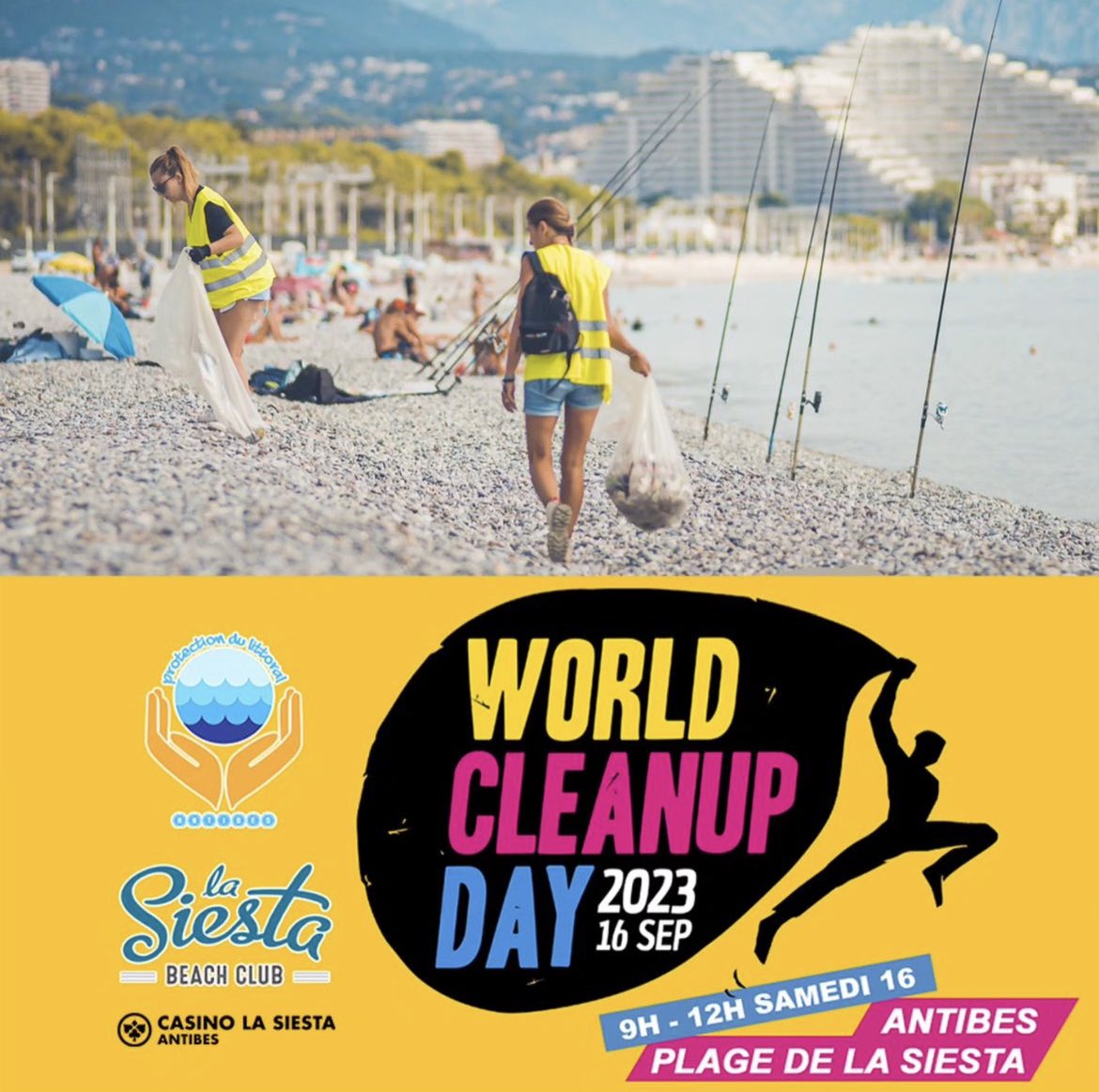 ChrisGeloni's tweet photo. Rdv Samedi à #Antibes pour le @WorldCleanupDay 🐬🐙
📍 Plage de la #Siesta - Antibes
⏰ Samedi 16 de 9H à 12H
Infos & Inscription ▶️ https://t.co/54rhrJVPiq
Au plaisir de vous avoir à nos cotés ❤️
#environnement #deficitoyen #jaimemamer #antibesjuanlespins #zérodéchet #epla https://t.co/m40zQ947VT