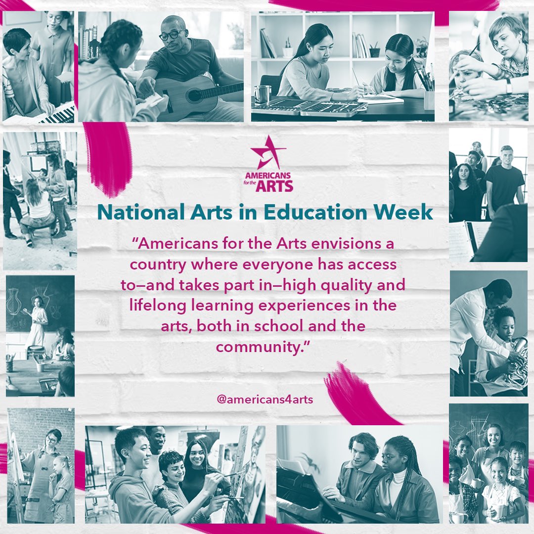 It all starts with access. Providing access to the best quality and well-rounded education for our future generations is essential and arts must be included in the education system in order for them to be successful. #ArtsEdWeek