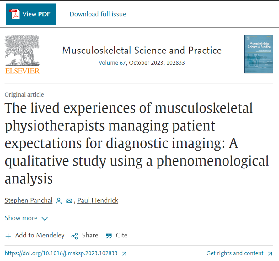 MSKPhysioJnl's tweet photo. How do physiotherapists manage patients’ expectations about diagnostic imaging during their treatment session?

Open Access: https://t.co/DBnA9JZkOb https://t.co/YYD0cg0wTk