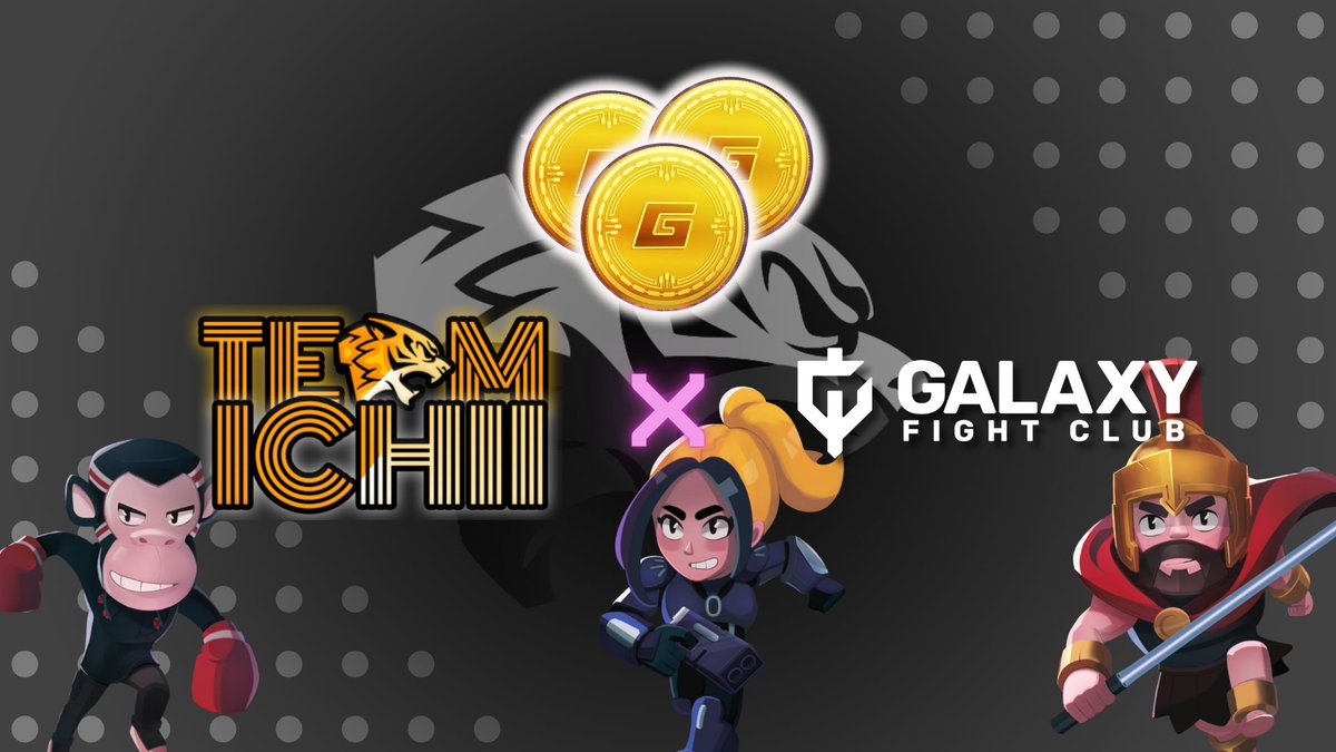 TEAM_ICHII's tweet photo. TEAM ICHII x Galaxy Fight Club | Free NFT Scholarship (50 FCFS)

🎉Galaxy Fight Club is the first cross-IP game focused on fast-paced PvP for the NFT Universe

📅14SEP until slots are available
🏆1 NFT Scholarship GFC (earn up to $50 weekly)

🔥First Come, First Serve (FCFS) #TEAMICHII #JungleGuild #Web3Gaming #scholarship #giveaway