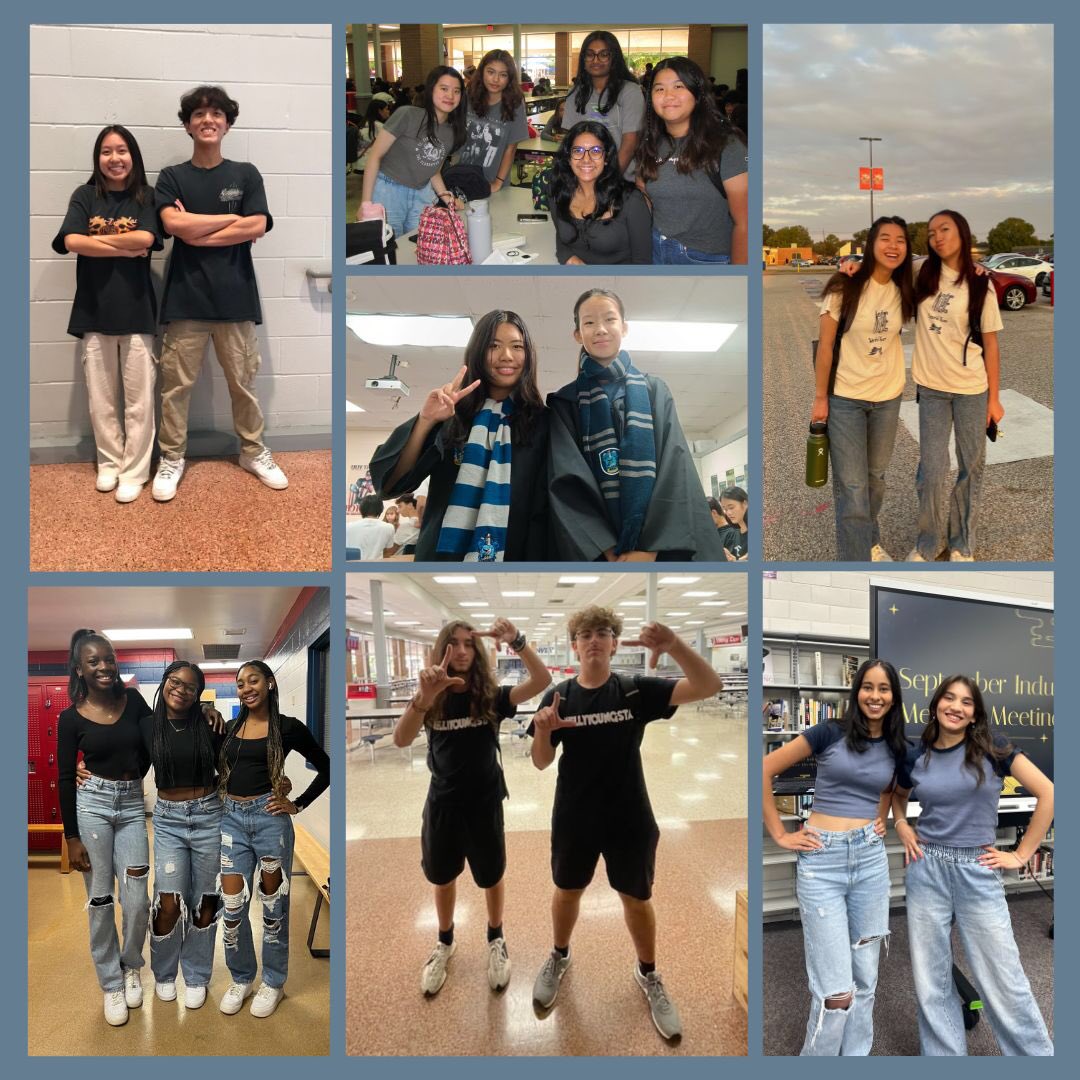 Two spirit days have passed, Gold OUT and Twin Day!! Here are some highlights ❤️💙