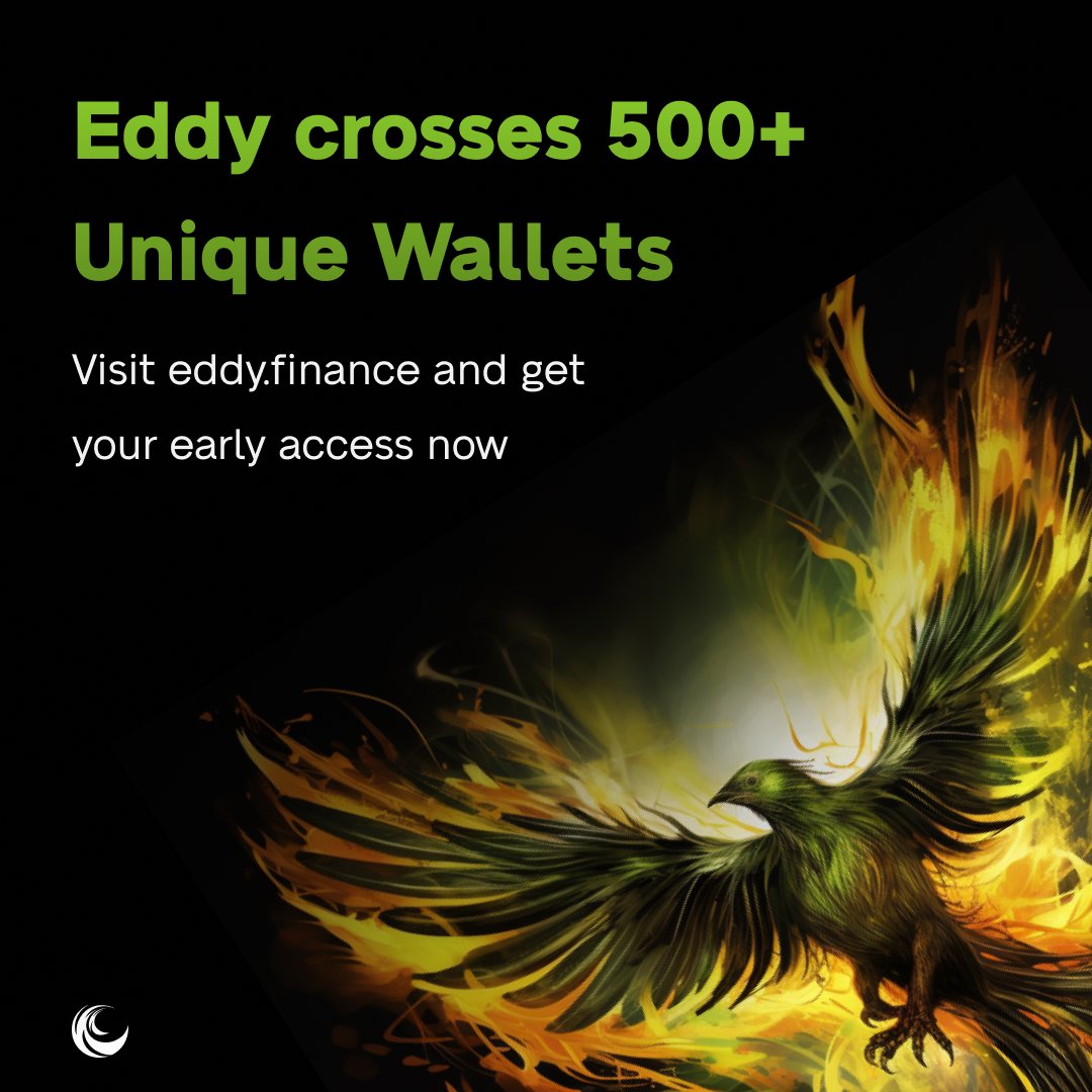 eddy_protocol's tweet photo. Ahoy, Eddy Finance crew🚢 

We've hit 100k waitlist users, with 500+ wallets already testing our dApp with early access⛵ 

Early access is underway, and we're gearing up for our public launch 🙌

Try the dApp at https://t.co/SqsQnFMme7 and stay tuned for more epic adventures! 🌐 https://t.co/NN0llBHd7i