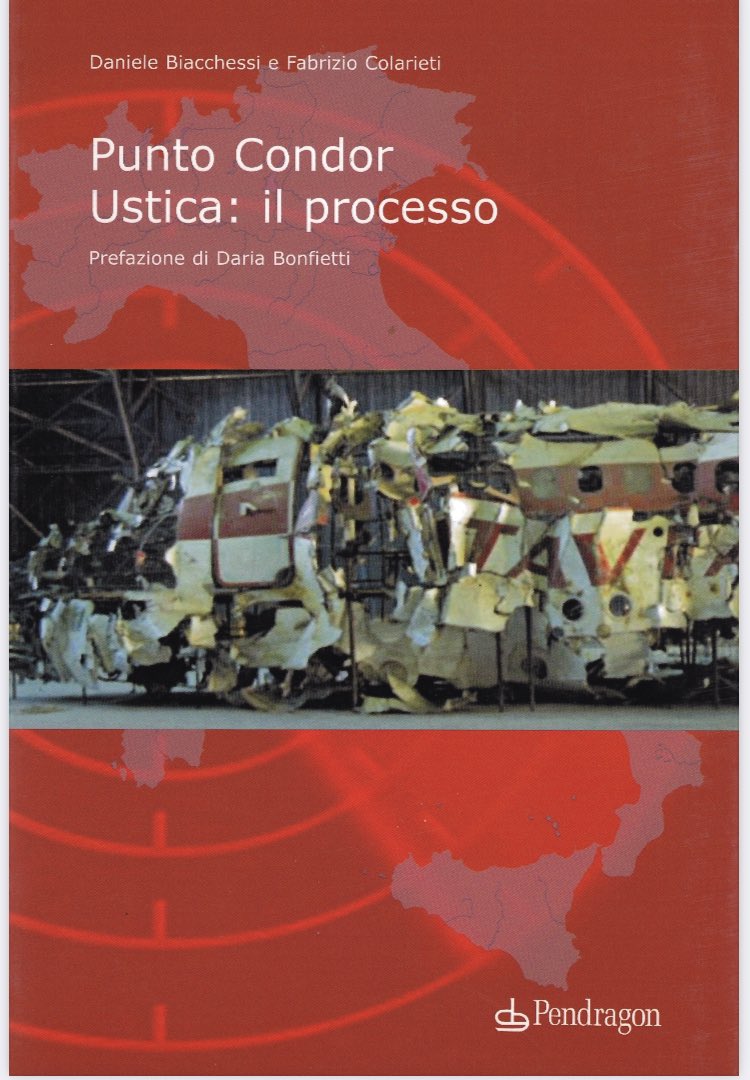 Ricordi. Nel 2002. In questo libro con  @biacchessi e il contributo di <a href="/andreapurgatori/">andrea purgatori</a> - solo analizzando le carte - scrivemmo nero su bianco che erano stati i francesi. Prima delle parole di Cossiga e molto prima di quelle di #Amato. #stragediUstica