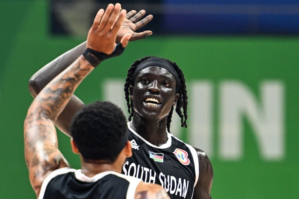 South Sudan DOMINATED in the 101-78 #FIBAWC win vs Angola 🔥 Carlik Jones: 24 PTS, 15 AST, 7 REB, 10-of-15 FG, 2-of-3 3PT, 4-of-5 FT Wenyen Gabriel: 15 PTS, 10 REB, 6 BLK, 5-of-7 FG, 5-of-7 FT Marial Shayok: 18 PTS, 6-of-10 FG, 3-of-5 3PT