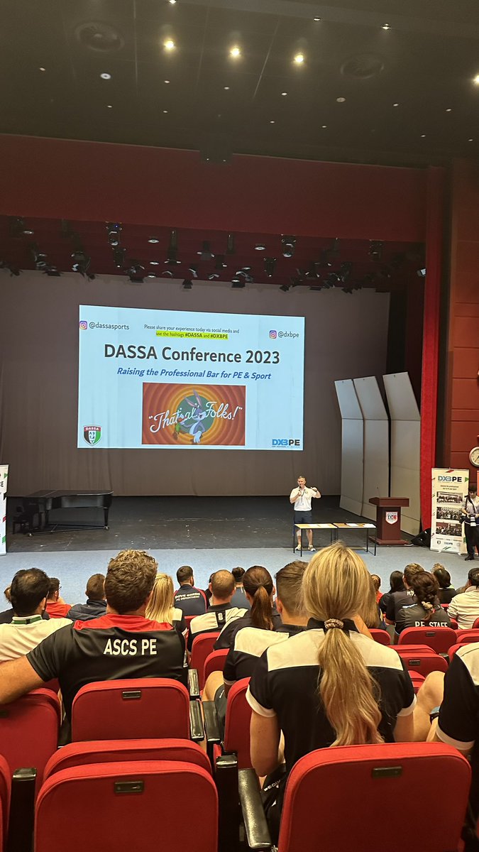 MissDranePE (@missdranepe) on Twitter photo A fantastic morning spent at this years <a href="/dassa_sports/">DASSA Sports</a> PE conference 2023. Ready for year 2 in Dubai ๐ฆ๐ช๐๏ธ A fantastic morning spent at this years <a href="/dassa_sports/">DASSA Sports</a> PE conference 2023. Ready for year 2 in Dubai ๐ฆ๐ช๐๏ธ