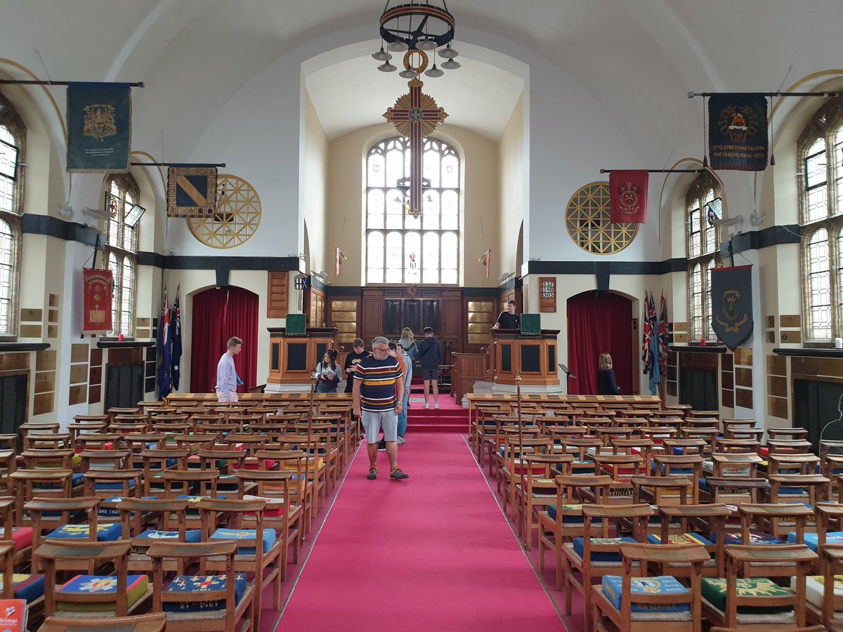 Cadets from <a href="/372Sqn/">372 (Barry) Squadron</a> today are visiting Ypres,  Belgium 🇧🇪 and have visited St. George's Memorial Church.
#unlockingypres #whatwedo <a href="/aircadets/">RAF Air Cadets</a> #no1welshwing