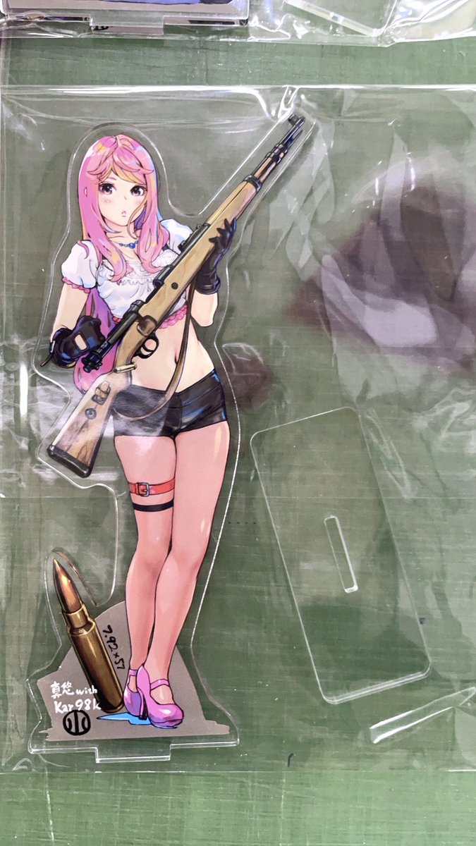 『武装乙女アクリルスタンド』シリーズ在庫補充❤️
見栄子ウィンチェスターmodel1873
真悠kar98k
真琴オートマグ
ぷりんM24ハンドグレネード 