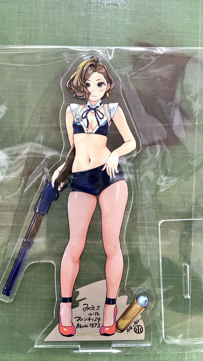 『武装乙女アクリルスタンド』シリーズ在庫補充❤️
見栄子ウィンチェスターmodel1873
真悠kar98k
真琴オートマグ
ぷりんM24ハンドグレネード 