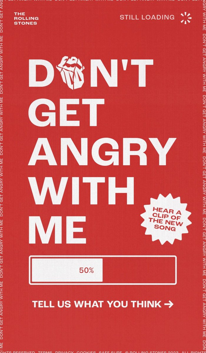 DanMooreMusic's tweet photo. @RollingStones 50% angry with you, 50% mad https://t.co/XxDYYuxboI