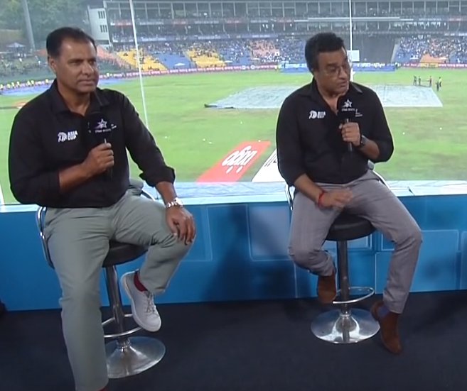 AmeetVJ's tweet photo. @sanjaymanjrekar has a doppelganger in the house!
#INDvsPAK #AsiaCup23 https://t.co/v3gsUaDlef