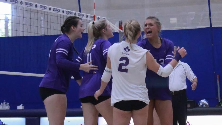 With a 2-1 record on the first day of the Showdown in the Woods, the women's volleyball team has already doubled their season win total from a year ago and are 4-2 overall this year!

goleafs.net/news/2023/9/1/…