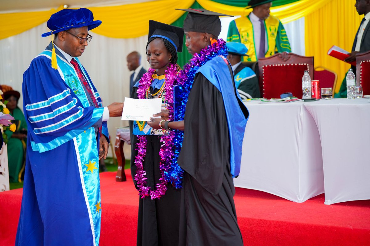 ProfBadruDK's tweet photo. Best Students (Our sister University in Kenya). 6th Graduation Ceremony of The East African University 31/08/2023. 
Congratulations, Class of 2023! All of your hard work and perseverance have led you to this proud moment in your lives. Best wishes on your next adventure! #TEAU https://t.co/c3p2Xcp6Zn