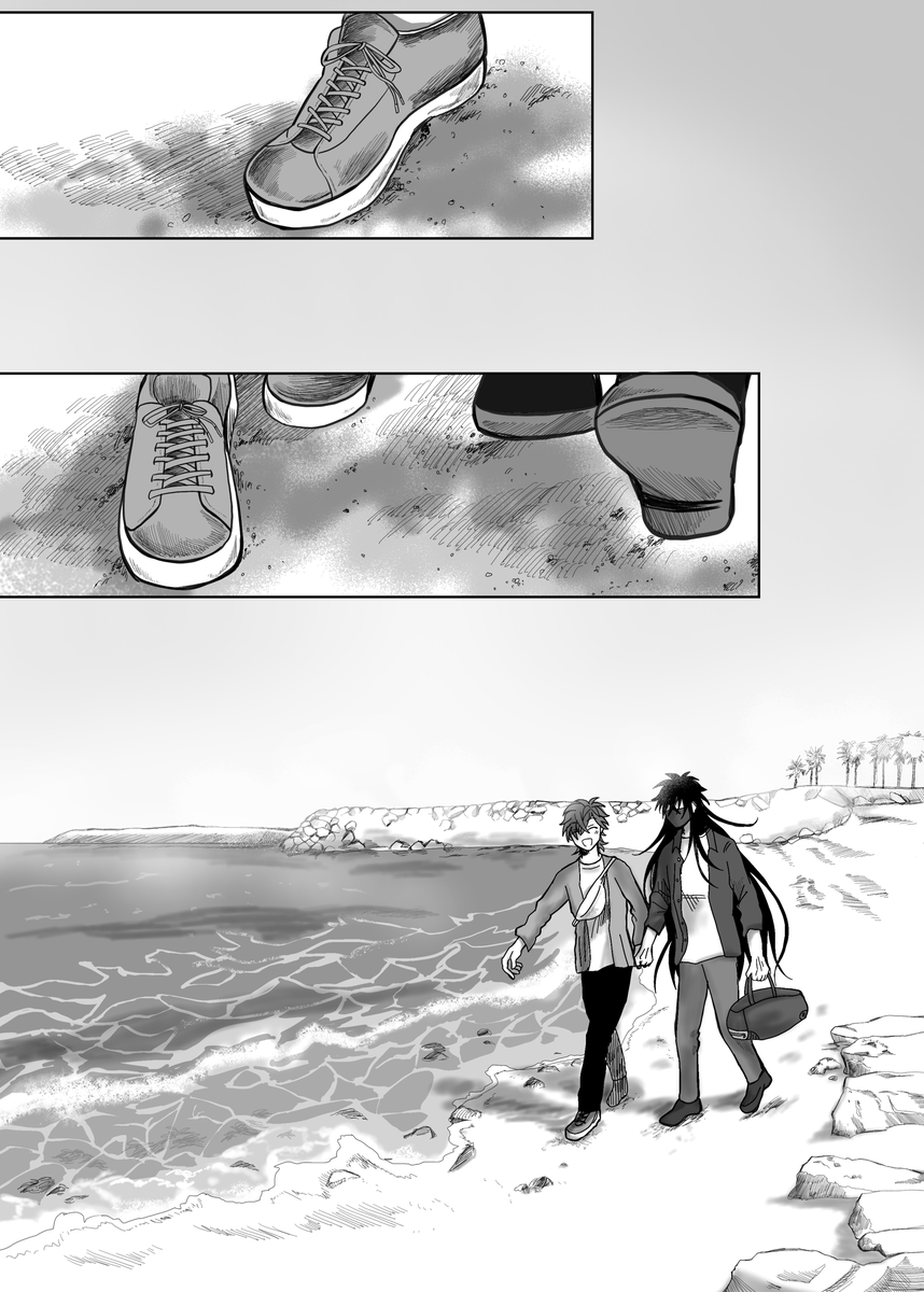 『底無し黒のまなこには』君のまなこに映る海(1)を更新しました。
現実時間ではおおよそ1年、作中では2ヶ月ほど、シュウの海へ帰って来ました〜!!🌊
#漫画が読めるハッシュタグBL #アルファポリス
https://t.co/K7j9owBTCP