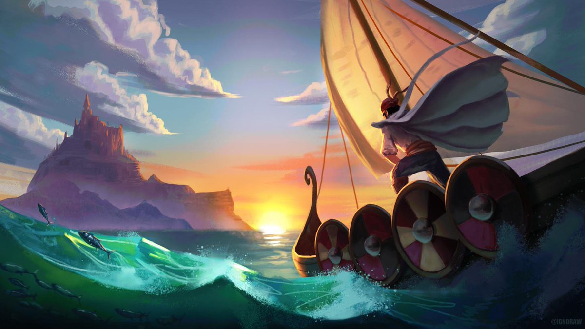 OldSchoolRS's tweet photo. A new adventure begins! ⛵

Shoutout to u/leinty1 on Reddit for this amazing Sailing fanart! https://t.co/ad1mLftOTT