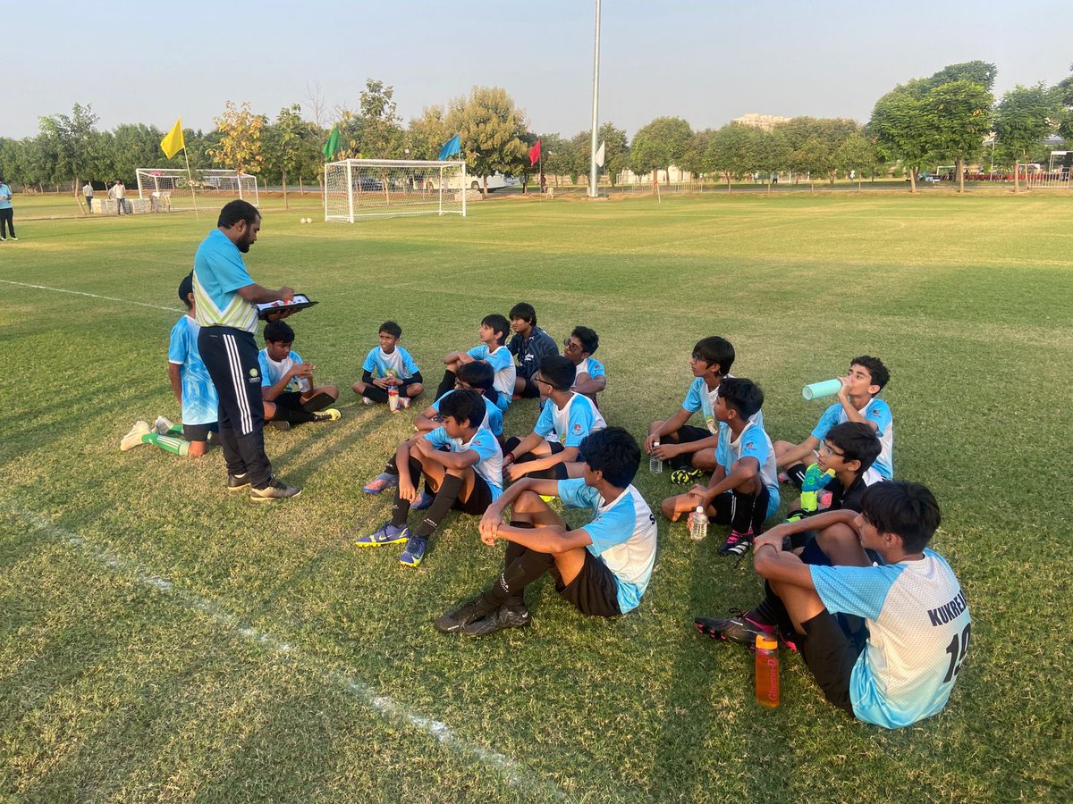 These young leopards are really doing us proud at the ISSO football tournament Half time for U14 score 4:0 to OIS @oismumbai #football