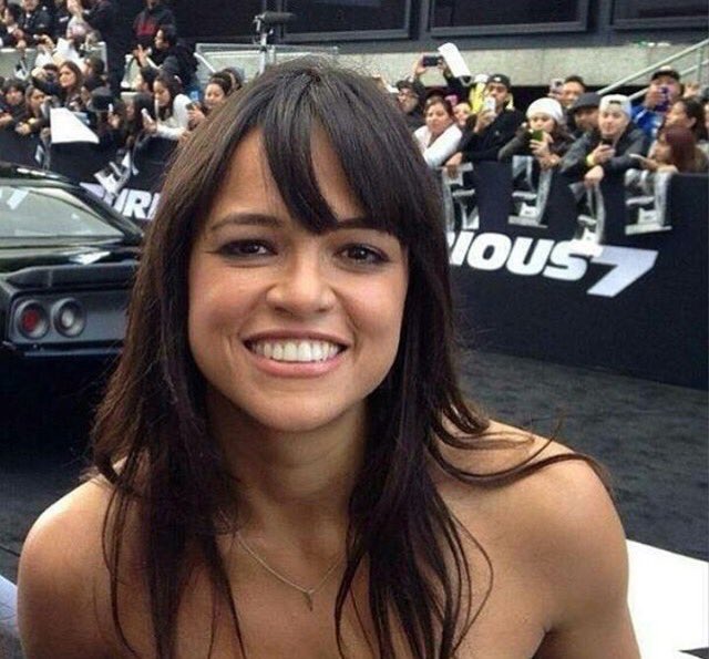 Day 53- Michelle at the Furious 7 premier #MichelleRodriguez #fastandfurious7