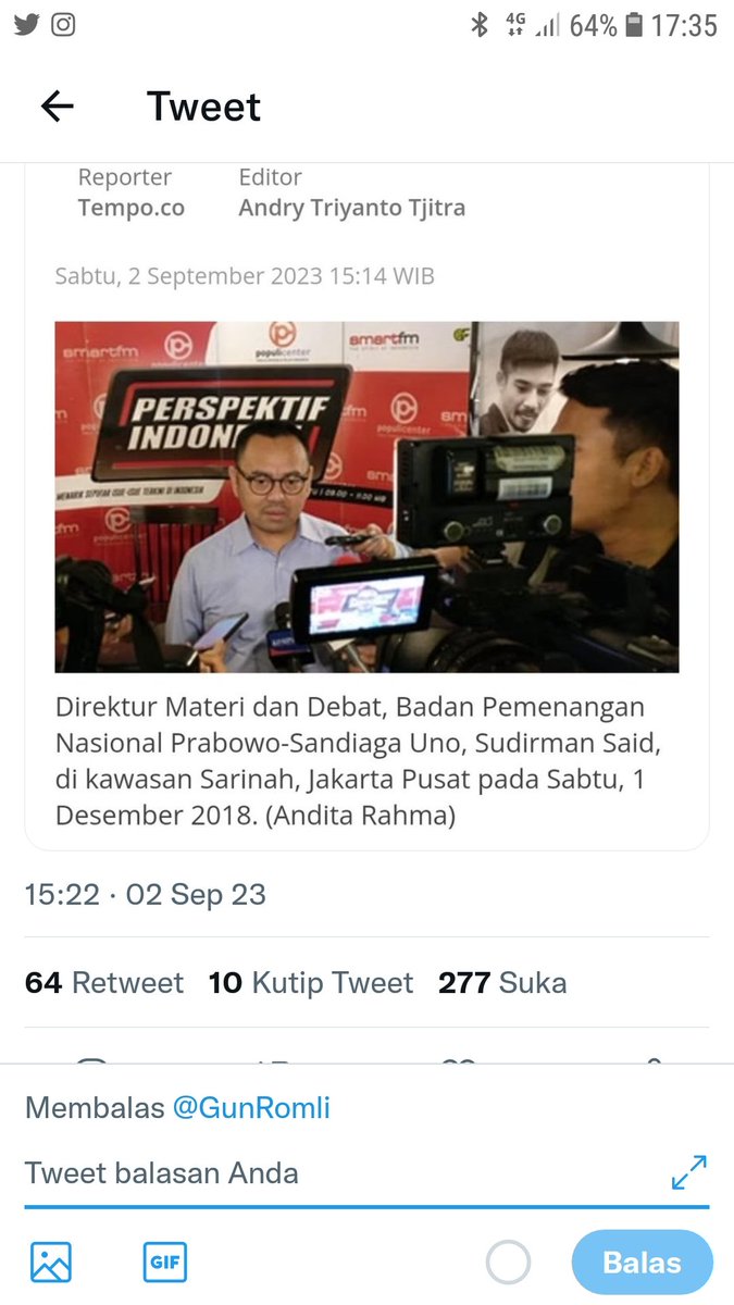 MahmudiF's tweet photo. @GunRomli Dalam sistem negara demokrasi perbedaan pandangan politik itu adalah suatu keniscayaan. Namun jika caption yang di pake adalah Desember 2018 dan di pake saat ini. Itu merupakan penistaan terhadap keintelektualan dirinya.
Maaf sebagai anak bangsa kita harus saling intropeksi diri https://t.co/VQtvkKA53Y