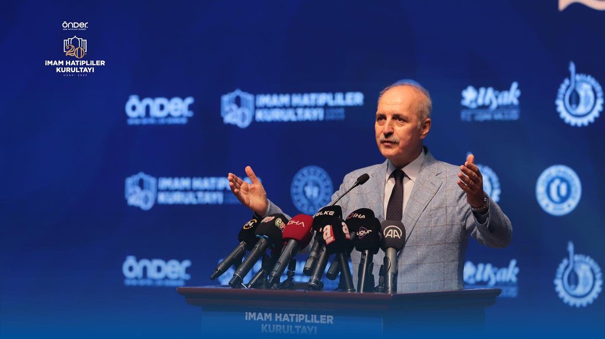 onderihl's tweet photo. ✨TBMM Başkanımız Prof. Dr. Numan Kurtulmuş kurultayımızın Açılış Konferansı’nı verdi. 

▫️Kurtulmuş, “Nitelikli Gelecek” üzerine camiamıza görüşlerini aktardı.

#İmamHatiplilerKurultayı
#NitelikliGelecek https://t.co/Lq4JaxLB2x