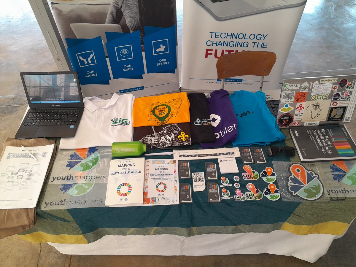 Greetings from <a href="/MidlandsState/">Midlands State University</a> Orientation of first year students, we got you at Table number 1 in the Multi-Purpose Hall.
Representing <a href="/youthmappers/">YouthMappers</a> <a href="/YouthMappersMSU/">YouthMappers MSU</a> and promoting open mapping <a href="/openstreetmap/">OpenStreetMap</a> <a href="/hotosm/">Humanitarian OpenStreetMap Team</a> while playing the <a href="/youthmappers/">YouthMappers</a> documentary