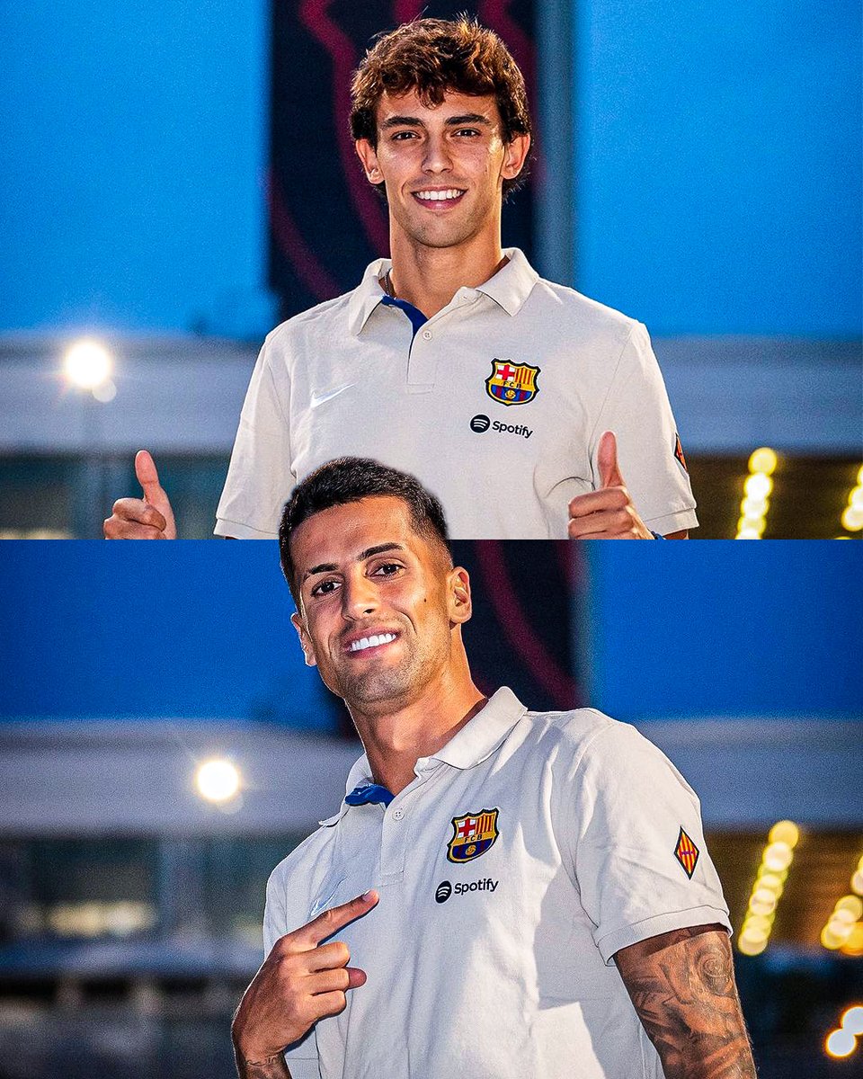 The 🇵🇹 boys have arrived! ✅

📸 <a href="/FCBarcelona/">FC Barcelona</a>