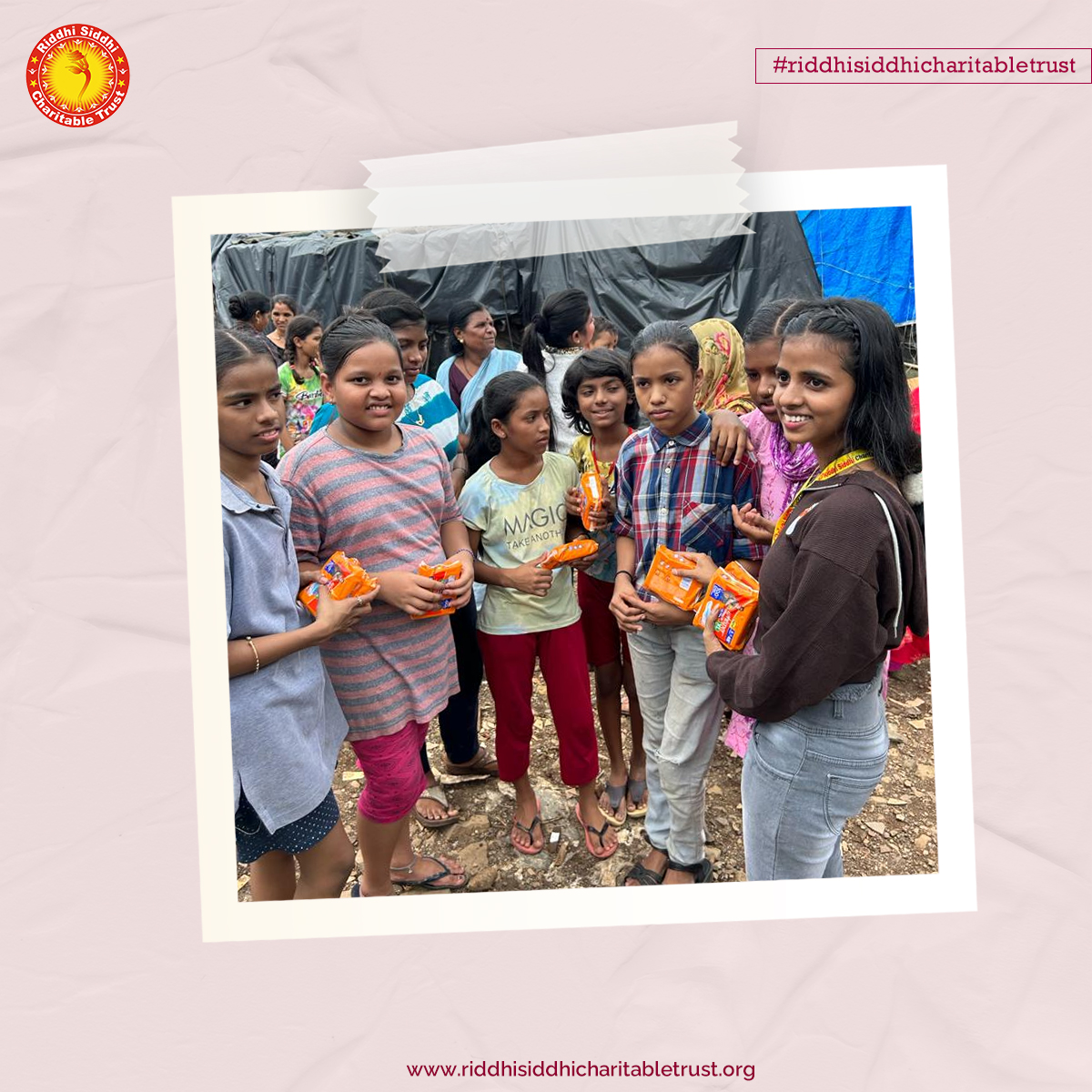 Together, let us empower women and girls to reach their full potential. Contribute Now!
.
.
#womenempowerment #sanitarypad #girlpower #equilizer #riddhisiddhicharitabletrust #strength #encourage #ngo