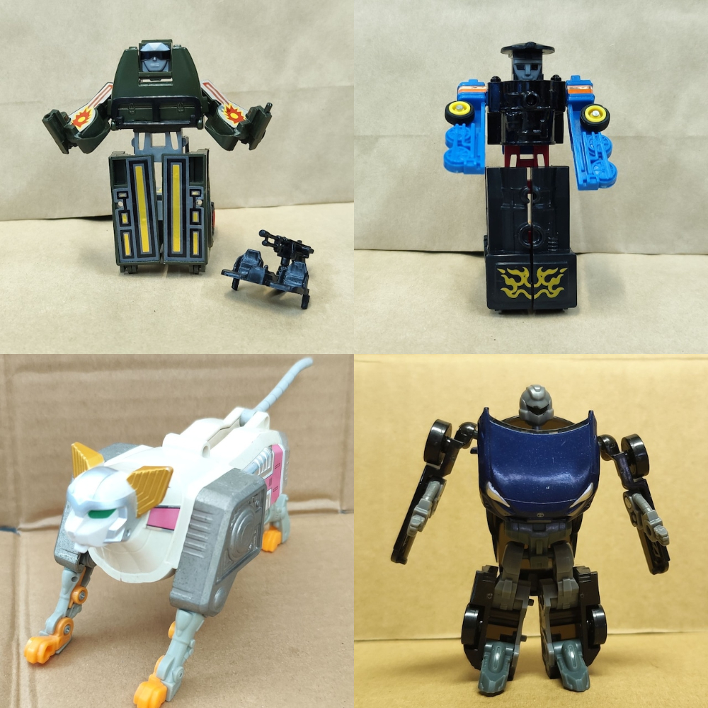 papelanpropus's tweet photo. こんにちは！ジャンク品などアップしました！
MOTO-BOTはほぼパーツ揃ってます！謎ロボを是非コレクションにどうぞ！
ヒカリアンやダイノゾーン、ギンガマンの猫など1997~2000頃の懐かしさ爆発のジャンク品もあります！パーツ取りにどうぞ！
https://t.co/t57VBx0Ii2
#MOTOBOT #ヒカリアン https://t.co/Bo6mWDIYrX