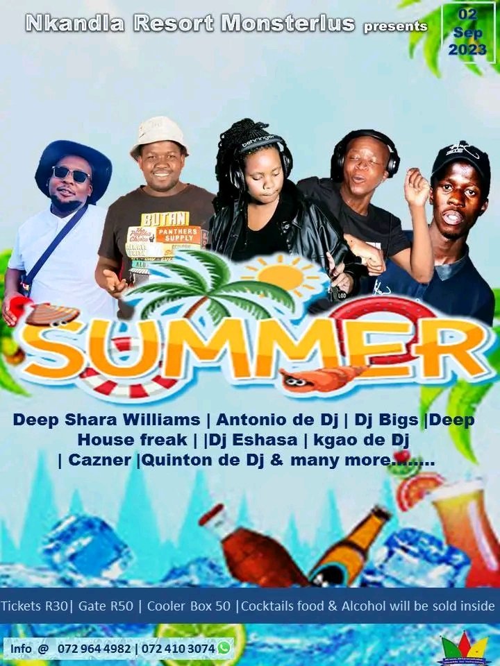 DeepHouseFrea's tweet image. Nkandla Resort Monsterlus📍
Siko&apos;s Corner (Apel Cross) 📍
#deephousefreak
#bookings
#gigguide