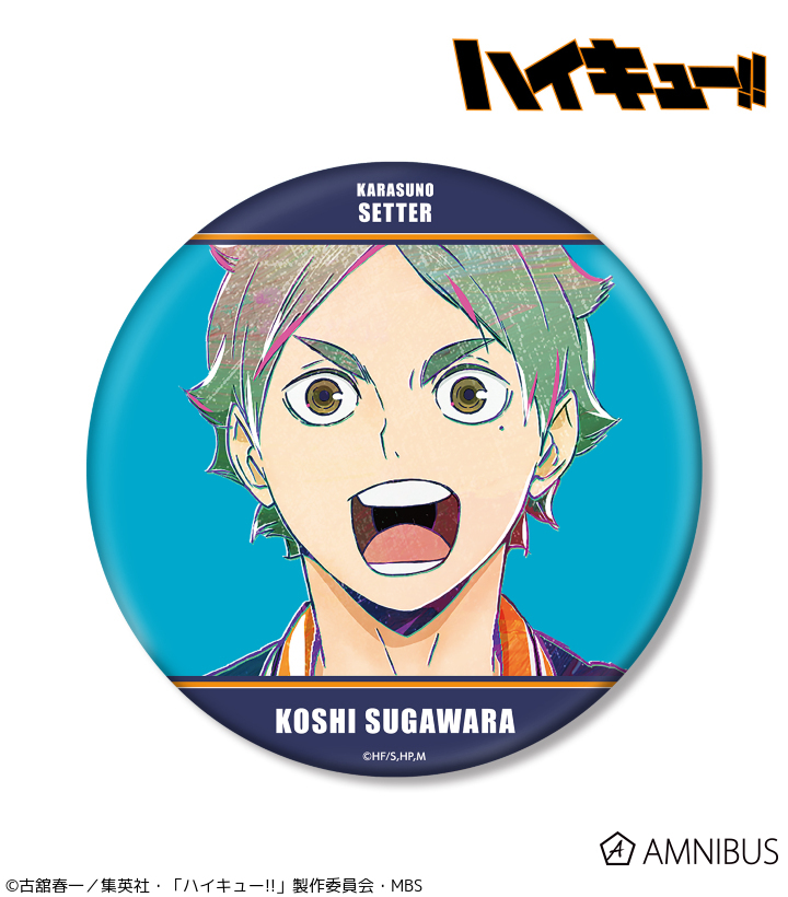 ハイキュー ロング缶バッジ ロン缶 菅原孝支 菅原 在庫販売】『ハイキュー!!』「菅原孝支 Ani-Art 第4弾 BIG缶バッジ」が