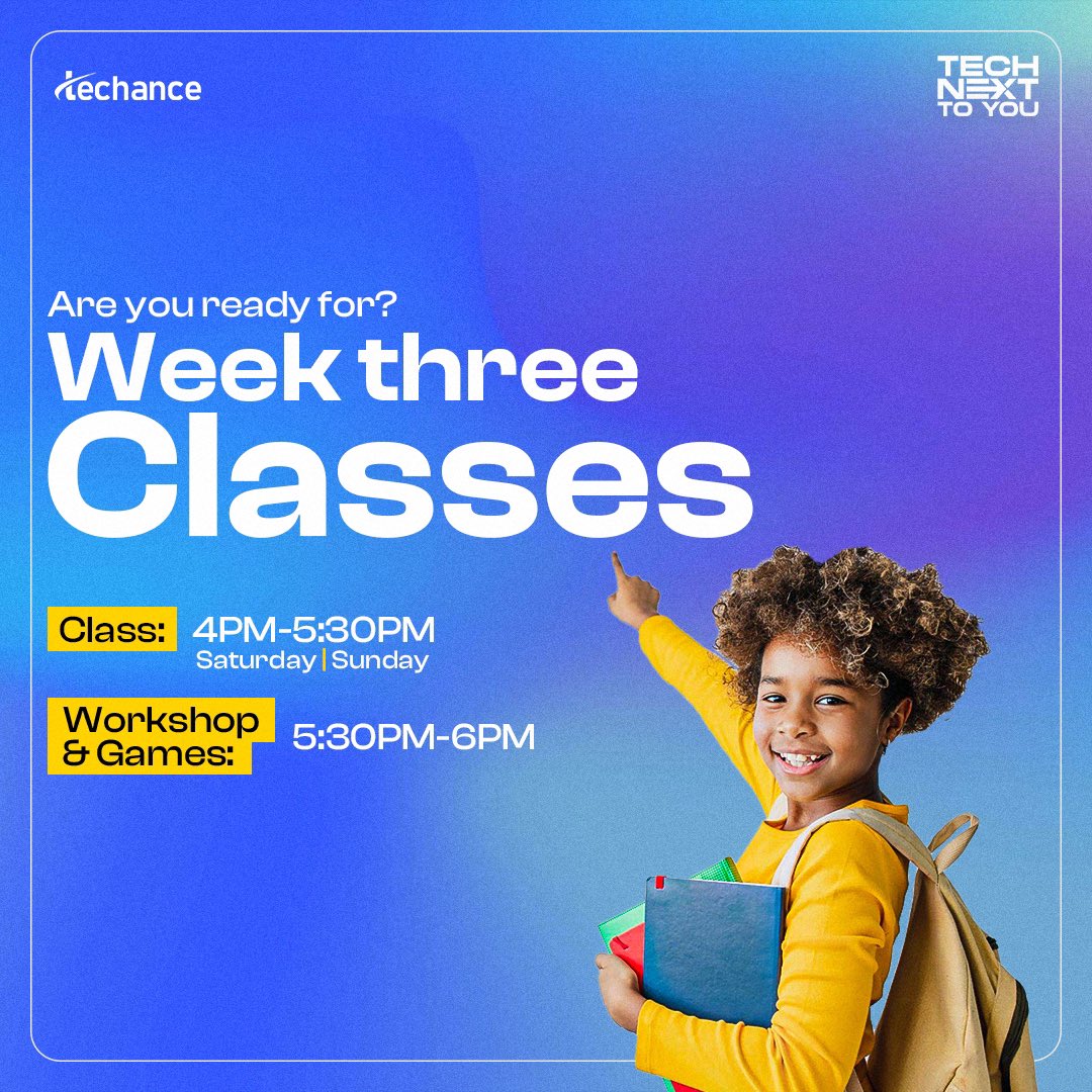 f_techance's tweet image. Level Up, Little Innovators– our Kids Tech Program is charging ahead with even more fun and learning. Get ready to dive back into the world of creativity, coding, and endless possibilities! 🌈✨.