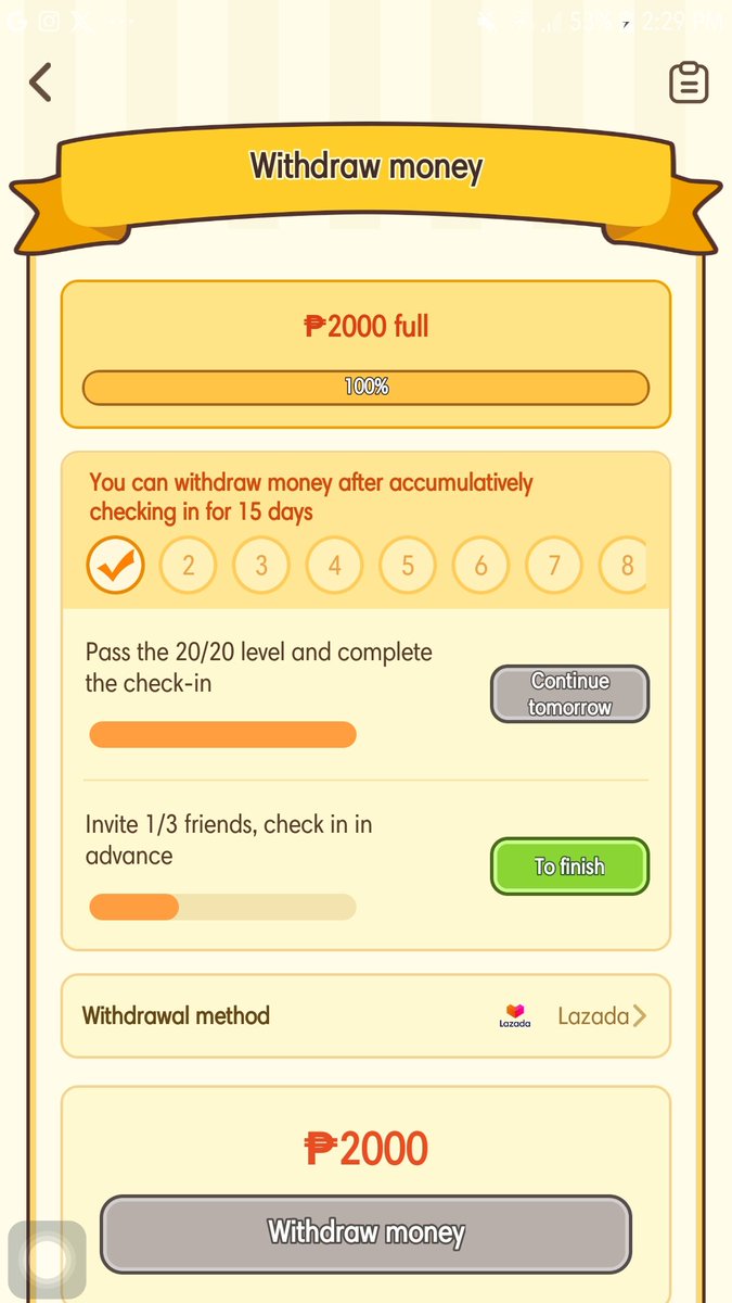 hello everyone!

           i just want to share this legit earning app. my friend already got her first cash out in this app and super dali lang ng task.

         if you earn 2000 pesos, u just have to play in 15 days more or invite para mas mabilis. my code ID: 94831837. dm!!