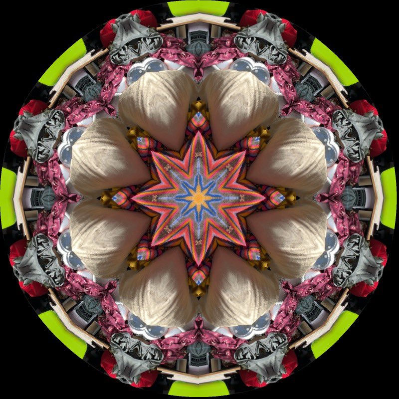 gennepher's tweet photo. #KaleidoSaturday
#kaleidoscope
#laboscope
#mybedcovers
From my bedcovers, a lime green cushion, and a black cat... https://t.co/Bxq2iTnrxT