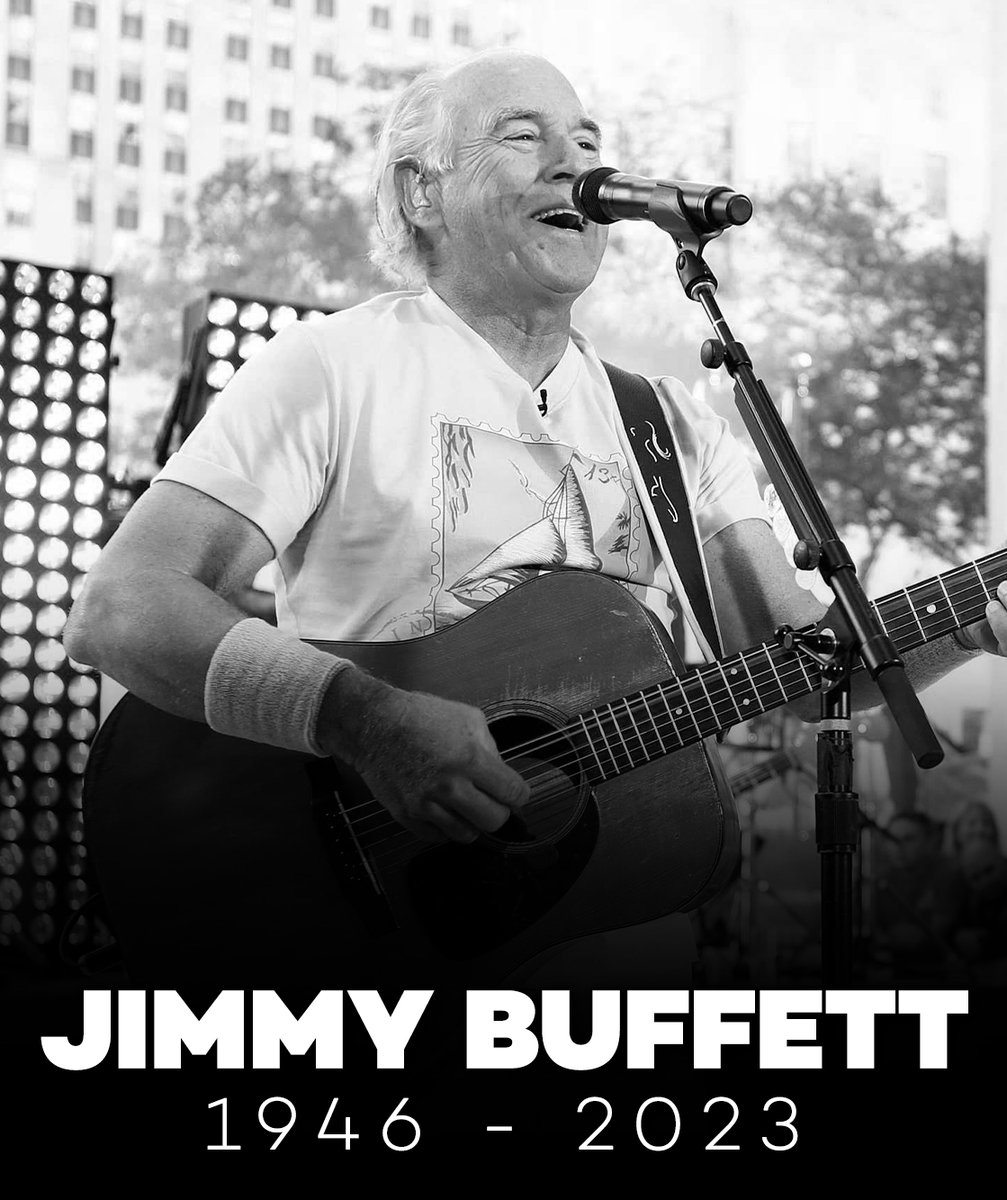 ProjBigScreen's tweet photo. BREAKING: Legendary musician and entertainer Jimmy Buffett has passed away at the age of 76, according to his personal website and social media pages.

Rest in peace... https://t.co/soWnb7pHQL