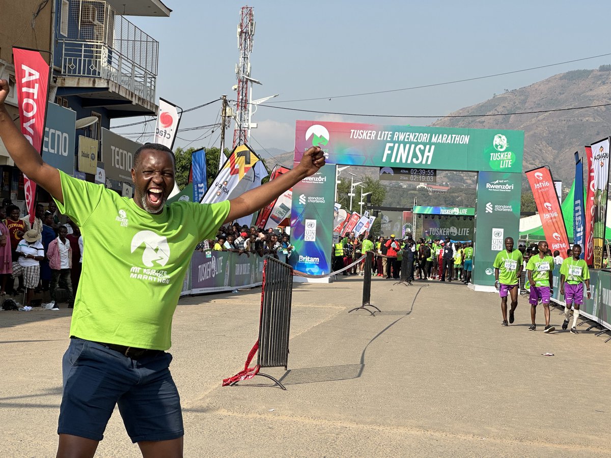 Well done @wekesa_amos | #TuskerLiteRwenzoriMarathon