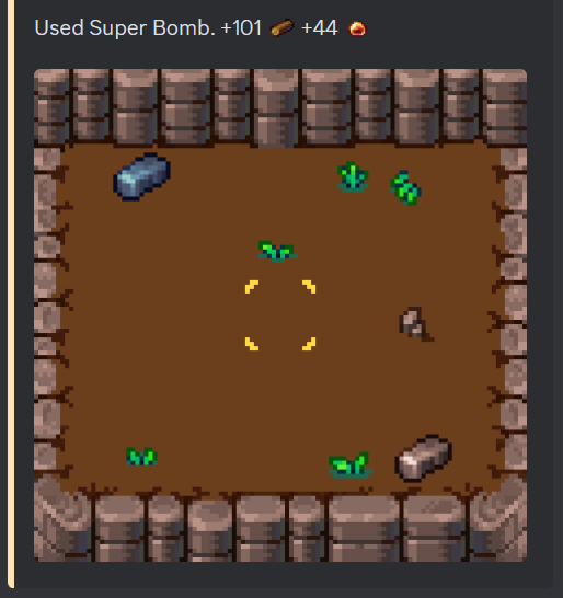 turnipRPG's tweet photo. a look at the area bombs can clear: https://t.co/vPMoxziIod