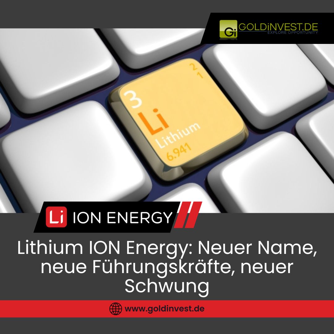 GOLDINVEST_de's tweet photo. Sofern die TSX-Venture-Börse der auf der Hauptversammlung beschlossenen Namensänderung zustimmt, wird #IONEnergy in Zukunft unter dem neuen Namen Lithium ION Energy firmieren. Gleichzeitig wurde das Board of Directors hochkarätig verstärkt
Mehr▶️▶️ https://t.co/Tm1jd2kS3r
$ION https://t.co/0KWpUDex6Y