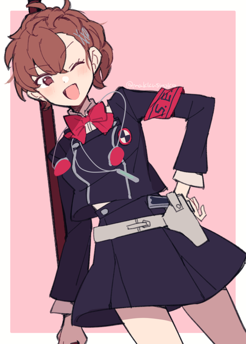 Mカエルのイラスト