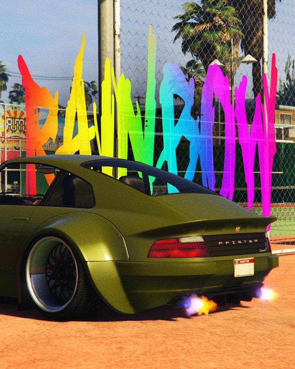 #RainbowStanced 

#GTAOnline 
#RockstarGames 
#VirtualPhotography 
#VGPUnite