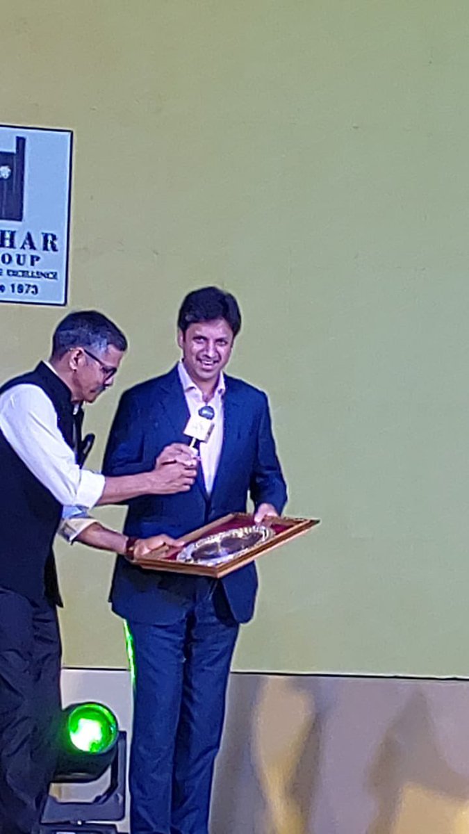 We are proud to share that Chairman Harsh Goenka has been honoured with a prestigious award for his #CorporateLeadership and rich contribution to society by @NBTMumbai. 

Anant Goenka, Vice Chairman- CEAT & Zensar, receives the award on behalf of him at #NBTUtsav2023.

#ThisIsRPG